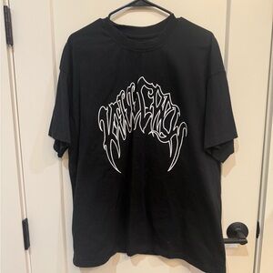 Kill Crew Black Tee with White Graphic